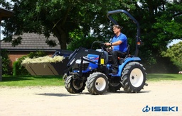 [TM3187 F3ZRE42] TM3187 FZRE42 TRACTEUR ISEKI 18CV avec arceau &  pneus gazon