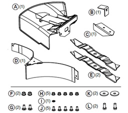 [1697447] KIT RD 42"-107CM POUR ZTX17RD